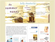 Tablet Screenshot of hollychamberlin.com